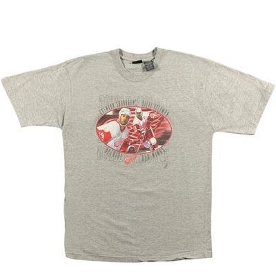 Vintage 90s Detroit Red Wings Brendan Shanahan NHL Hockey T Shirt Size XL - Image 1 of 4