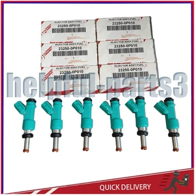 NEW 6x  Denso Fuel Injectors For 2012 2013 2014 2015 2016 Toyota Sienna 3.5L V6 Foto 1 de 4