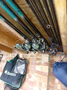 Shakespear Carp Fishing Rods And Reels - Picture 1 of 2