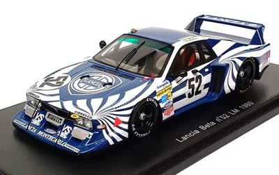 Spark 1/43 Scale S1382 - Lancia Beta #52 Le Mans 1980 - Blue/White - Image 1 of 4