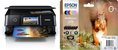 XP-8700 Wi-Fi Photo Printer A4 6-Color Ink Duplex Touchscreen Black - Image 1 of 4
