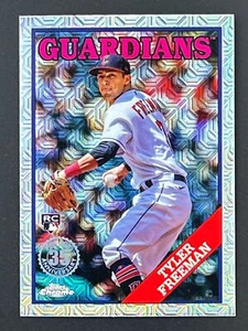 Paquete de Plata TYLER FREEMAN RC 2023 Topps Serie 1 Cromo #T88C-7 Guardians - Imagen 1 de 2