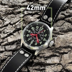 Smith & Wesson Tritium Mumbai Lamplighter SWW-GRH-1 Men's Wrist Watch - 42mm - Picture 1 of 10