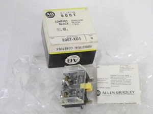 Allen-Bradley 800T-XD1 Bulletin 800T Serie D flacher Kontaktblock - Bild 1 von 6