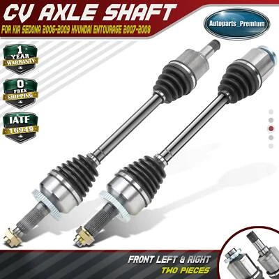 2x Conjunto de eje CV para Hyundai Entourage 2007-2008 Kia Sedona 06-09 delantero Foto 1 de 4