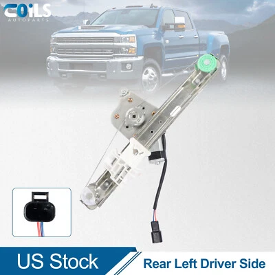 Power Window Regulator w/ Motor For Chevrolet Chevy Malibu 2006 2007 Rear Left - Image 1 of 4