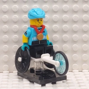 Lego Wheelchair Racer Minifigure Collectible Series 22 CMF - Picture 1 of 5