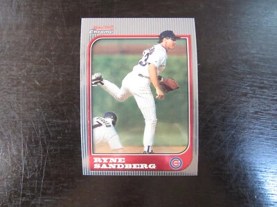 1997 Bowman Chrome # 18 Ryne Sandberg Card (B18) Chicago Cubs - Image 1 of 2