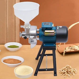 Molino eléctrico 2200 W máquina moladora húmeda y seca grano de maíz trigo alimentación de cereales - Imagen 1 de 12