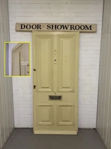 Reclaimed Victorian Edwardian Wooden Front Door 2035 Or 2022 x 905 or 922mm - Picture 1 of 24