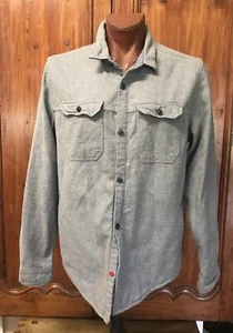 CPO USN Svedese Militare Canna da Zucchero Camoscio Camicia Giacca Uomo XL Grigio Mr Freedom - Foto 1 di 11