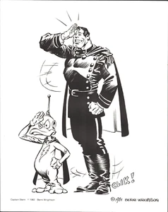 1981 CAPTAIN STERNN Vintage Comics 11x14 Kunstdruck BERNI WRIGHTSON - Heavy Metal - Bild 1 von 1