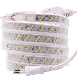 220V 1M-20M Led strip 2835 SMD 180Leds/m Three Row Flexible Tape Light - Picture 1 of 11