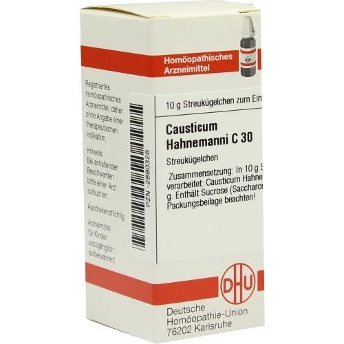 DHU-ARZNEIMITTEL GMBH & CO. KG CAUSTICUM HAHNEMANNI C 30 Globuli 10g PZN 2890328