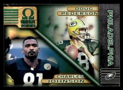 1999 Pacific Omega #183 Charles Johnson / Doug Pederson card - Image 1 of 2