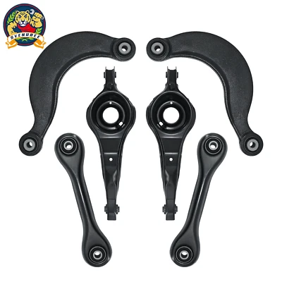 Kit de suspensión de brazos de control inferiores superiores traseros de 6 piezas para Mazda 3 2004 2005-2009 Foto 1 de 4