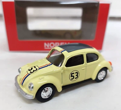 Volkvswagen Cox Beetle "Choupette" N°53 1/64 3 Inches Norev Neuf Boite Carton - Photo 1/2
