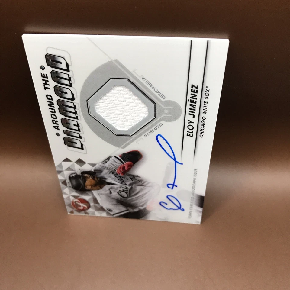 2023 Topps Pristine Eloy Jimenez Around The Diamond GU Jersey Auto #86/99 - Image 1 of 2