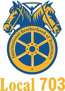 Teamsters 703 LKW Auto Aufkleber / Sticker - Bild 1 von 2