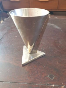 MAISON DESNY NO DESPRES PRINTZ ART DECO MUG SILVER METAL MODERN DESIGN 1920 - Picture 1 of 8