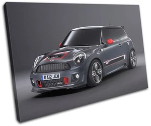Mini John Cooper Works Cars SINGLE CANVAS WALL ART Picture Print VA - Picture 1 of 1