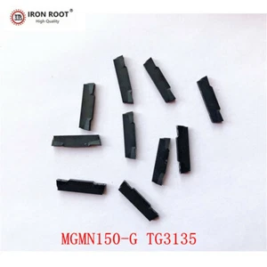 100 MGMN150-G TG3135 CNC Lathe Tool Grooving Carbide Insert for MGIVR/L MGEHR/L - Picture 1 of 6