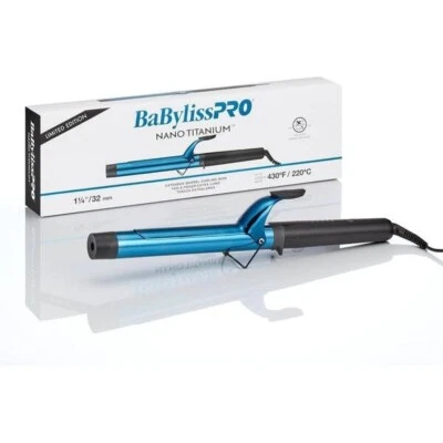 BaBylissPRO Nano Titanium 1 1/4" Curling Iron Extended Barrel | BNTWMB125XLUC - Image 1 of 3