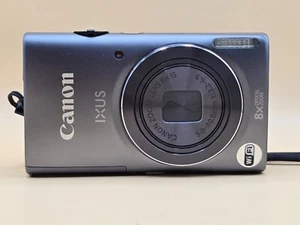 EXE+++Canon IXUS 140 16.0MP Digital Camera 8xZoom Gray Working Tested - Picture 1 of 15