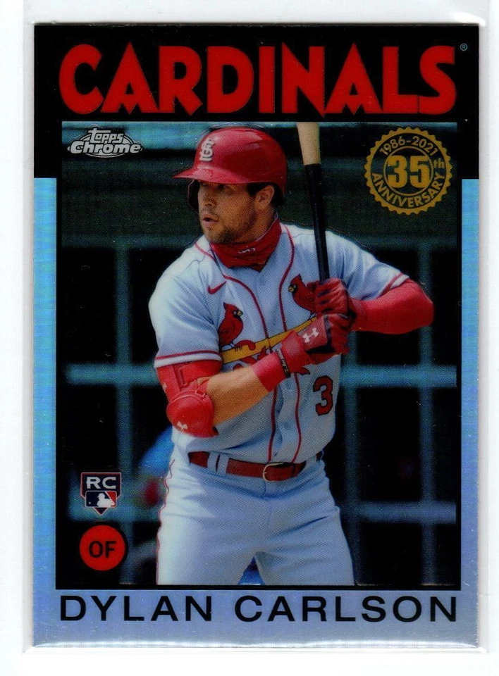 2021 Topps Chrome '86 Topps #86BC6 Dylan Carlson (ref 187199) - Image 1 of 1