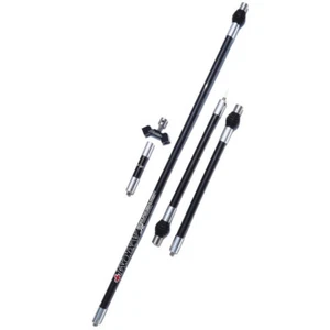 Archery Carbon Stabilizer Set Balance Rod Extend V-Bar Recurve Compound Bow  - Picture 1 of 14