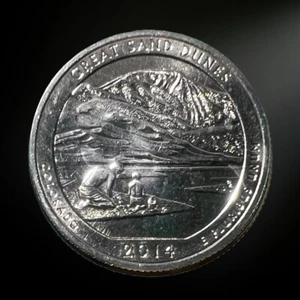 2014-S  San Francisco ATB Quarter Great Sand Dunes Brilliant Uncirculated Clad - Picture 1 of 2