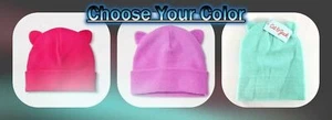 New Cat & Jack Girls Beanie With Cat Ears / Snowhat OSFM ( Choose Your Color ) - Picture 1 of 7