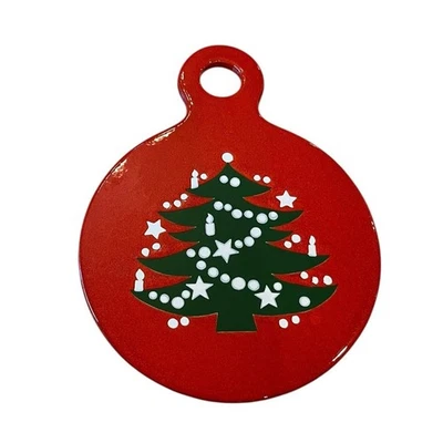 Waechtersbach Trivet Christmas Tree Round Trivet Cheese Board W. Germany 7.75” - Image 1 of 4
