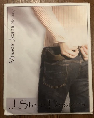 J. Stern Designs No. 0037 Misses’ Jeans Pattern Sizes 6 8 10 12 14 16 - Image 1 of 4