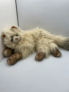 Russ Yomiko Furry Long Haired Himalayan Cat Large 24" Plush #7978 Shaggy Hairy - Picture 1 of 13