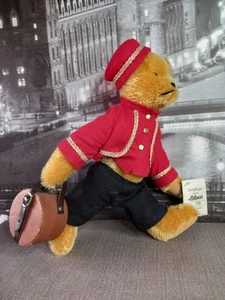 Schuco Teddbär Tricky-Bär Teddy Page & Uniform & Hutschachtel Blond 177 /1500; - Bild 1 von 9