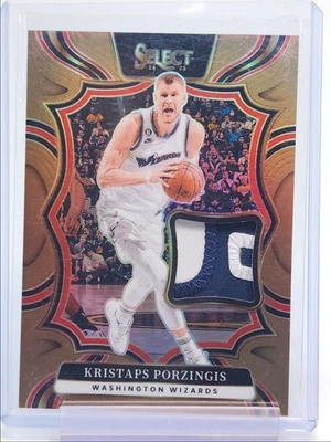 KRISTAPS PORZINGIS 2024-25 SELECT THROWBACK PATCH COOPER PRIZM /49 Q4945 - image 1 of 2