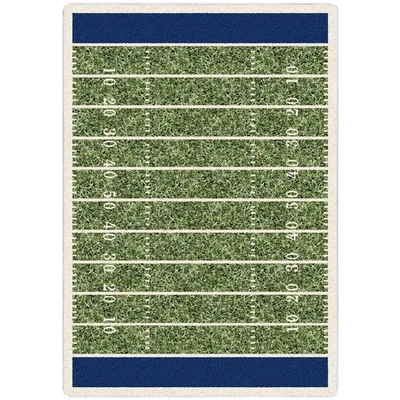 Alfombra Temática Milliken VIERNES POR LA NOCHE Moderna Deportes Interior Cepillo Giratorio Verde Foto 1 de 4