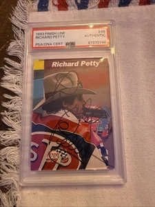 Richard Petty Signed 1993 Finish Line Racing #85 AUTO PSA/DNA AUTHENTIC - Picture 1 of 2
