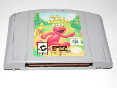 Sesame Street: Elmo's Letter Adventure Nintendo 64 ¡Auténtico y Original! Foto 1 de 2