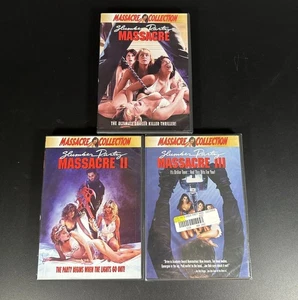 SLUMBER PARTY MASSACRE DVD 3er Set Slasher Horrorfilm 1 2 3 - Bild 1 von 9