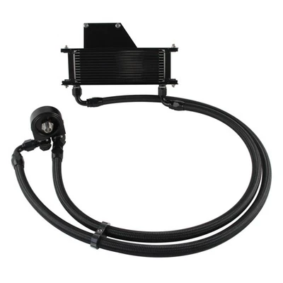 Kit de enfriador de aceite atornillado de 13 filas para 01-05 Subaru Impreza WRX/STi EJ20 EJ25 AN10 BK Foto 1 de 4