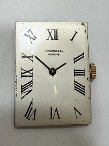 Universal Geneve Dial & Movement Manual Cal 42 Jewels 17 Swiss Made Ruuning - Picture 1 of 14