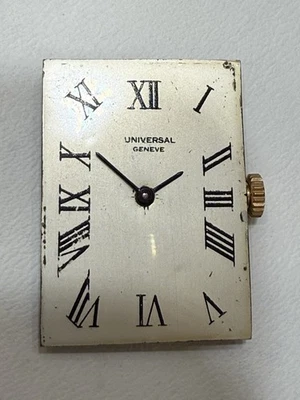 Universal Geneve Dial & Movement Manual Cal 42 Jewels 17 Swiss Made Ruuning - Image 1 of 4