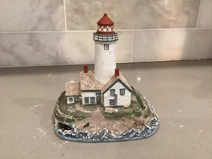 VTG Signed Limited Ed. Cheryl Spencer Collin New Dungeness Lighthouse Replica - Picture 1 of 9