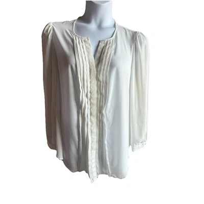 International Concepts Long Sleeve Dressy White Blouse Size 16 - Image 1 of 4