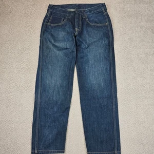 Jeans LEVIS 569 Azul Denim Lavado Oscuro 6 Bolsillos Sueltos Rectos Hombres 34x32 (34x30) - Imagen 1 de 9