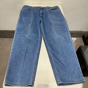 Levi's 560 Comfort Fit Jeans Mens 42x30 Blue Denim Distressed Light Wash Pockets - Picture 1 of 8
