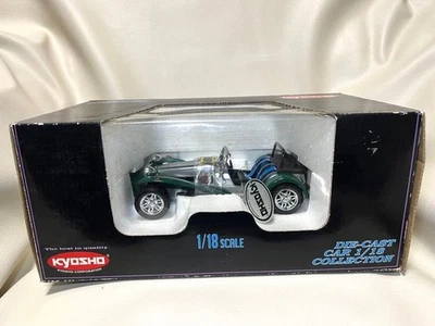Modellino mini auto Kyosho 1/18 Nissan Fairlady Z verde raro nuovo con scatola - Immagine 1 di 4