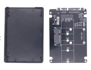 M.2 SSD and MSATA SSD to 2.5 SATA3 - 2 in 1 Enclosure - Picture 1 of 2
